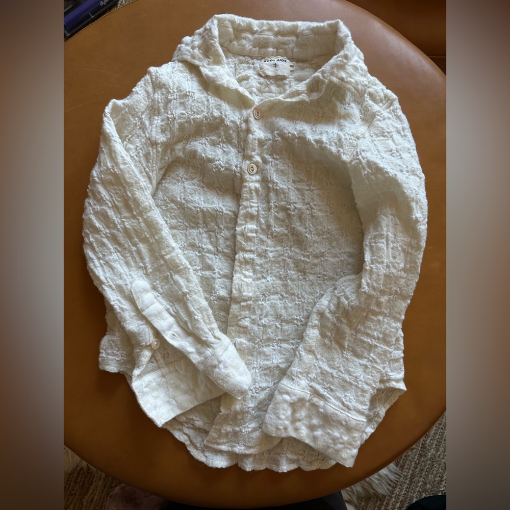 Rudy Jude wool tony shirt, natural, small